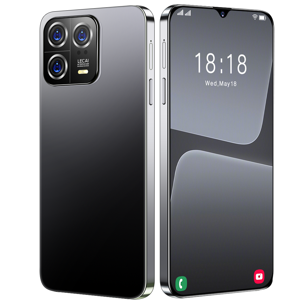 M13 Pro Mobile Phone 16GB+1TB Face Recognition Fingerprint Unlock Dual Card Smart Phone